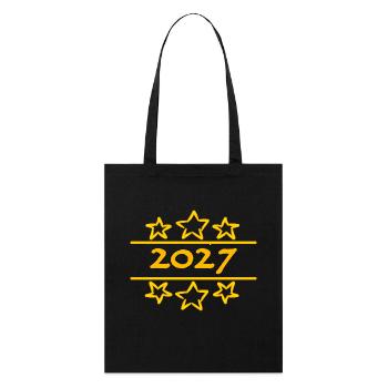 2027 - Stanley/Stella Organic Tote Bag - black - Front