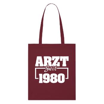 Ophtalmologiste 1980 - Tote bag bio Stanley/Stella - bordeaux - Devant