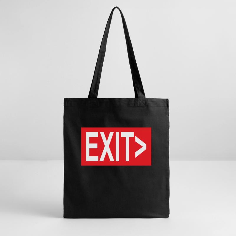 Exit / Exit / Emergency Exit Stanley/Stella Organic Tote Bag