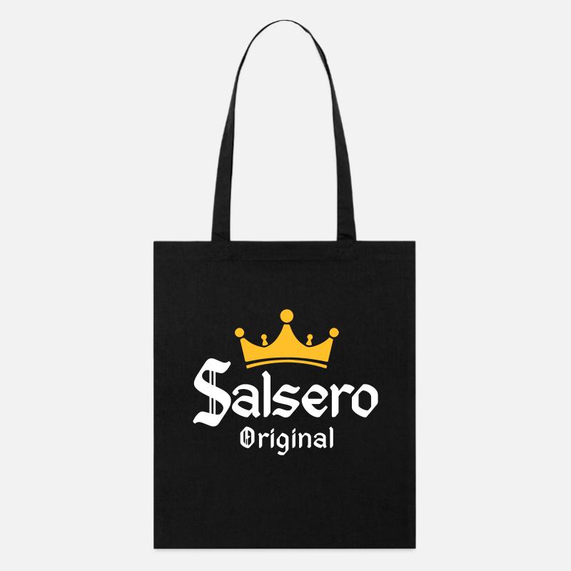 Salsero Original - Salsa Dance Fashion - Stanley/Stella Bio-Stoffbeutel - Schwarz