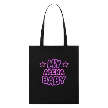 Gift for Alena - Stanley/Stella Organic Tote Bag - black - Front