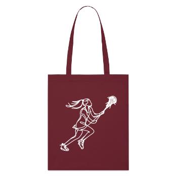 Crosse féminine - Tote bag bio Stanley/Stella - bordeaux - Devant