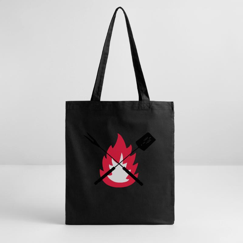 bbq cook tools fire on BBQ best gift idea Stanley/Stella Organic Tote Bag