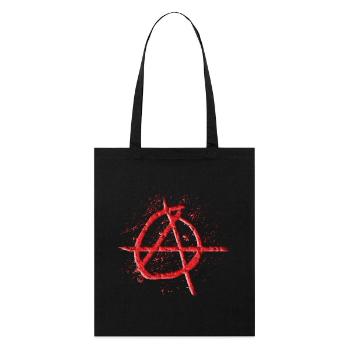 Icône d’anarchie cool en 3D-look pour Antifa Punk - Tote bag bio Stanley/Stella - noir - Devant
