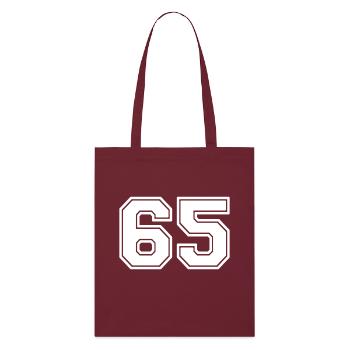 65 - Tote bag bio Stanley/Stella - bordeaux - Devant