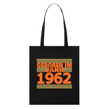 1962 - Stanley/Stella Organic Tote Bag - black - Front