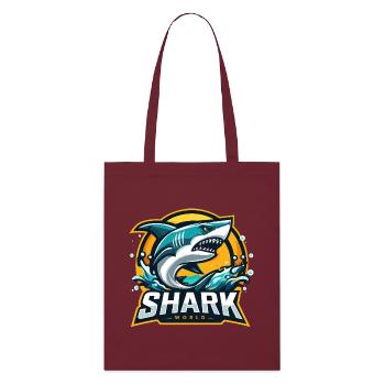 Monde des requins - Tote bag bio Stanley/Stella - bordeaux - Devant