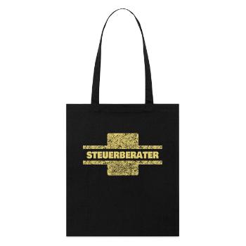 Beruf Steuerberater - Stanley/Stella Bio-Stoffbeutel - Schwarz - Vorne