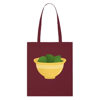 Bol de citrons verts - Tote bag bio Stanley/Stella - bordeaux - Devant