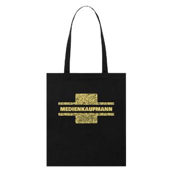 Occupation: Media clerk - Stanley/Stella Organic Tote Bag - black - Front