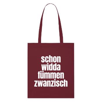 Widda Fümmen Zwanzisch fête déjà ses 50 ans - Tote bag bio Stanley/Stella - bordeaux - Devant