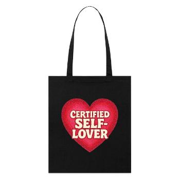 L’amour de soi - Tote bag bio Stanley/Stella - noir - Devant