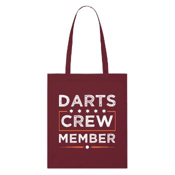 Darts Crew - Stanley/Stella Bio-Stoffbeutel - Burgunderrot - Vorne