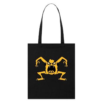 monster - Tote bag bio Stanley/Stella - noir - Devant