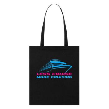 Cruise on the Loose. Less plan, more relaxation. - Stanley/Stella Organic Tote Bag - black - Front
