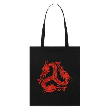 Celtic Red Hydra - Stanley/Stella Organic Tote Bag - black - Front