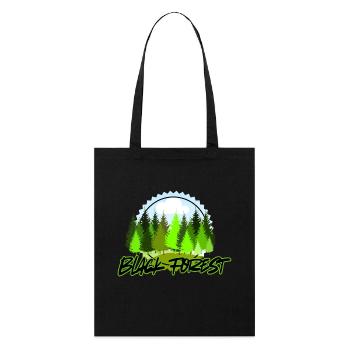 Black Forest Green - Stanley/Stella Organic Tote Bag - black - Front
