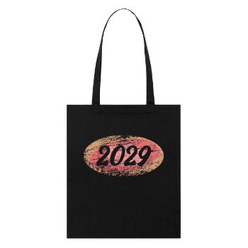 2029 - Stanley/Stella Bio-Stoffbeutel - Schwarz - Vorne