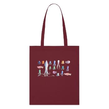 rapport de poulpe - Tote bag bio Stanley/Stella - bordeaux - Devant