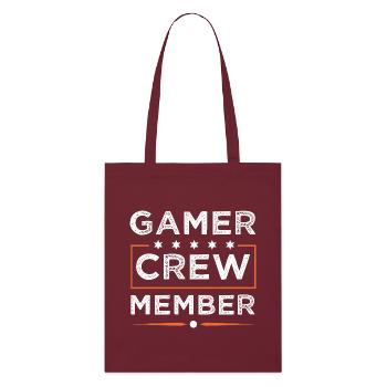 Équipe de joueurs - Tote bag bio Stanley/Stella - bordeaux - Devant