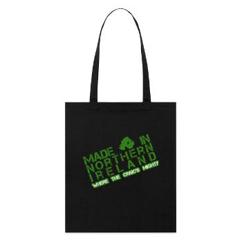 Fabriqué en Irlande du Nord - Tote bag bio Stanley/Stella - noir - Devant