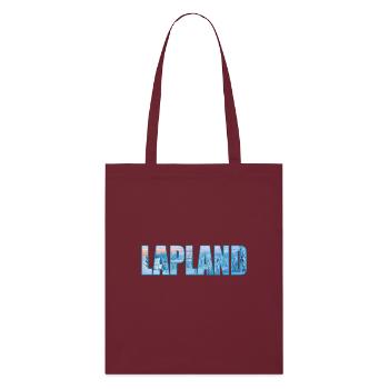 LAPLAND FINLAND - Stanley/Stella Organic Tote Bag - burgundy - Front