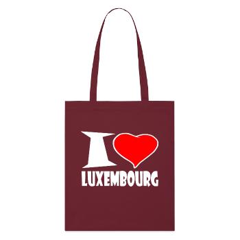 Luxembourg - Tote bag bio Stanley/Stella - bordeaux - Devant