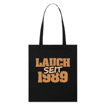 1989 - Tote bag bio Stanley/Stella - noir - Devant