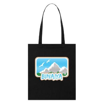 Binaiya - Tote bag bio Stanley/Stella - noir - Devant