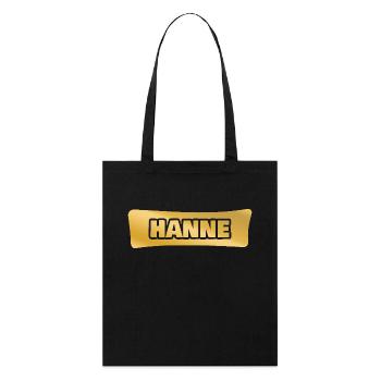 Hanne - Tote bag bio Stanley/Stella - noir - Devant