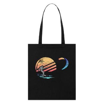 Go Kite - Stanley/Stella Organic Tote Bag - black - Front
