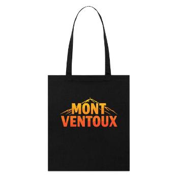 Montée du Mont Ventoux Orange - Tote bag bio Stanley/Stella - noir - Devant
