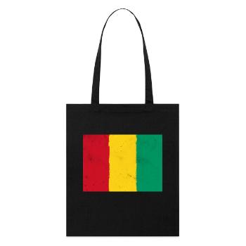 Drapeau de la Guinée - Guinée - Tote bag bio Stanley/Stella - noir - Devant