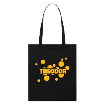 Theodor dans le rôle de Theodor - Tote bag bio Stanley/Stella - noir - Devant
