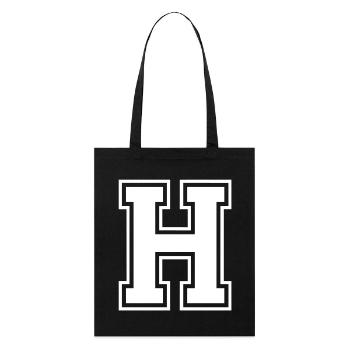 h - Stanley/Stella Organic Tote Bag - black - Front