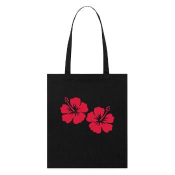 Hibiscus - Tote bag bio Stanley/Stella - noir - Devant