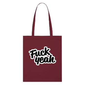 Fuck Yeah - Tote bag bio Stanley/Stella - bordeaux - Devant