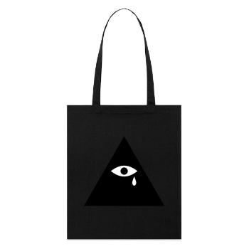 Pyramide Träne - Stanley/Stella Bio-Stoffbeutel - Schwarz - Vorne