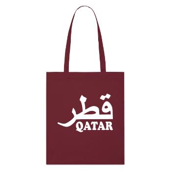 Qatar - Tote bag bio Stanley/Stella - bordeaux - Devant