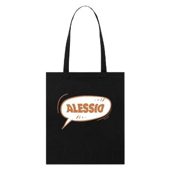 Alessio - Stanley/Stella Bio-Stoffbeutel - Schwarz - Vorne