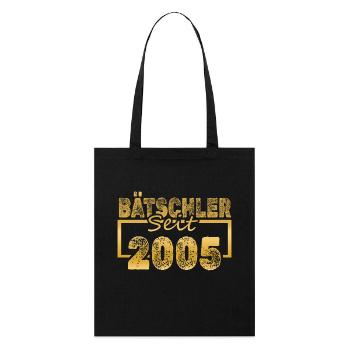 2005 - Stanley/Stella Bio-Stoffbeutel - Schwarz - Vorne
