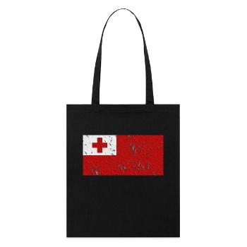 Gift for Tonga - Stanley/Stella Organic Tote Bag - black - Front