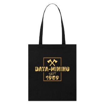 Data 1959 - Stanley/Stella Organic Tote Bag - black - Front