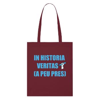 In Historia Veritas - Tote bag bio Stanley/Stella - bordeaux - Devant