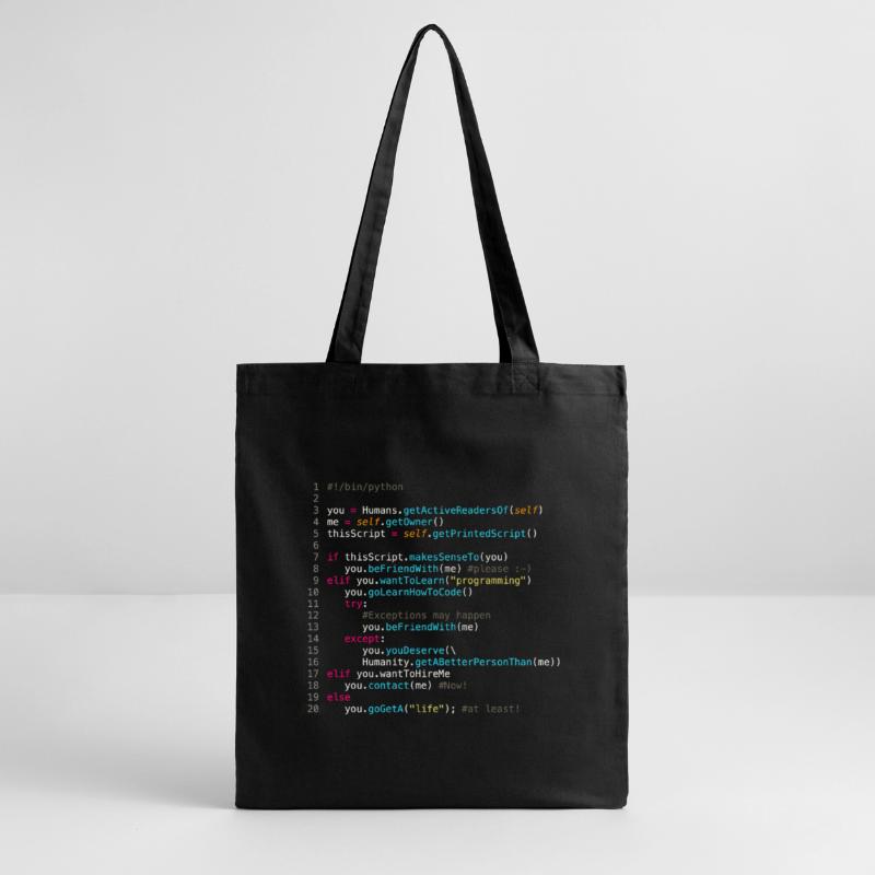 Be friends with programmers (in Python) Stanley/Stella Organic Tote Bag