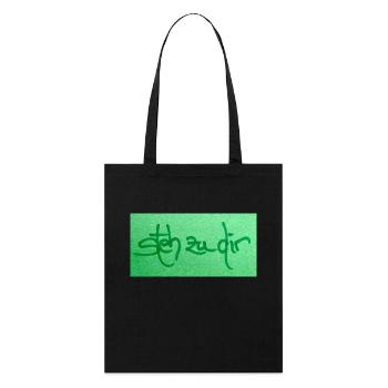 steh zu dir - Stanley/Stella Bio-Stoffbeutel - Schwarz - Vorne