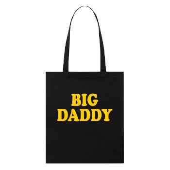 Big daddy - Stanley/Stella Organic Tote Bag - black - Front