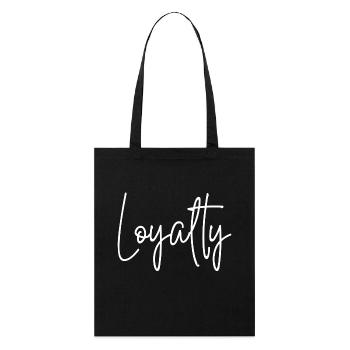 Loyalty - Stanley/Stella Organic Tote Bag - black - Front