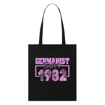 Born in 1982 - Stanley/Stella Organic Tote Bag - black - Front