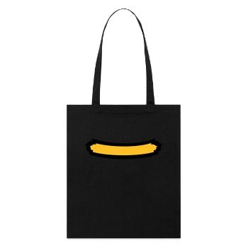 ecusson 2col - Tote bag bio Stanley/Stella - noir - Devant